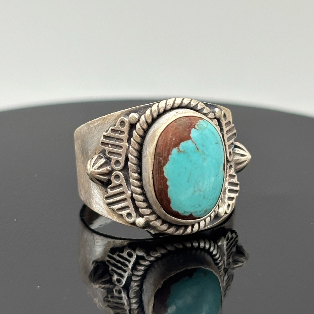 NWT Handmade Native Ring size 9 Sterling silver
